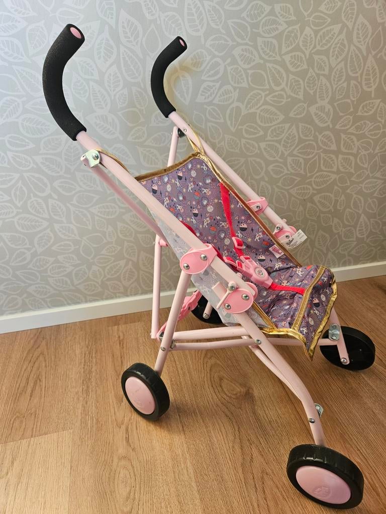 Baby Born buggy / poppenwagen paars, Ophalen of Verzenden, Gebruikt, Jongen of Meisje