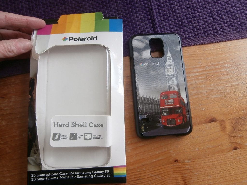 Telefoonhoesje Polaroid Londen Big Ben Tower Samsung Galaxy, Ophalen of Verzenden, Nieuw, Galaxy S5, Hoesje of Tasje