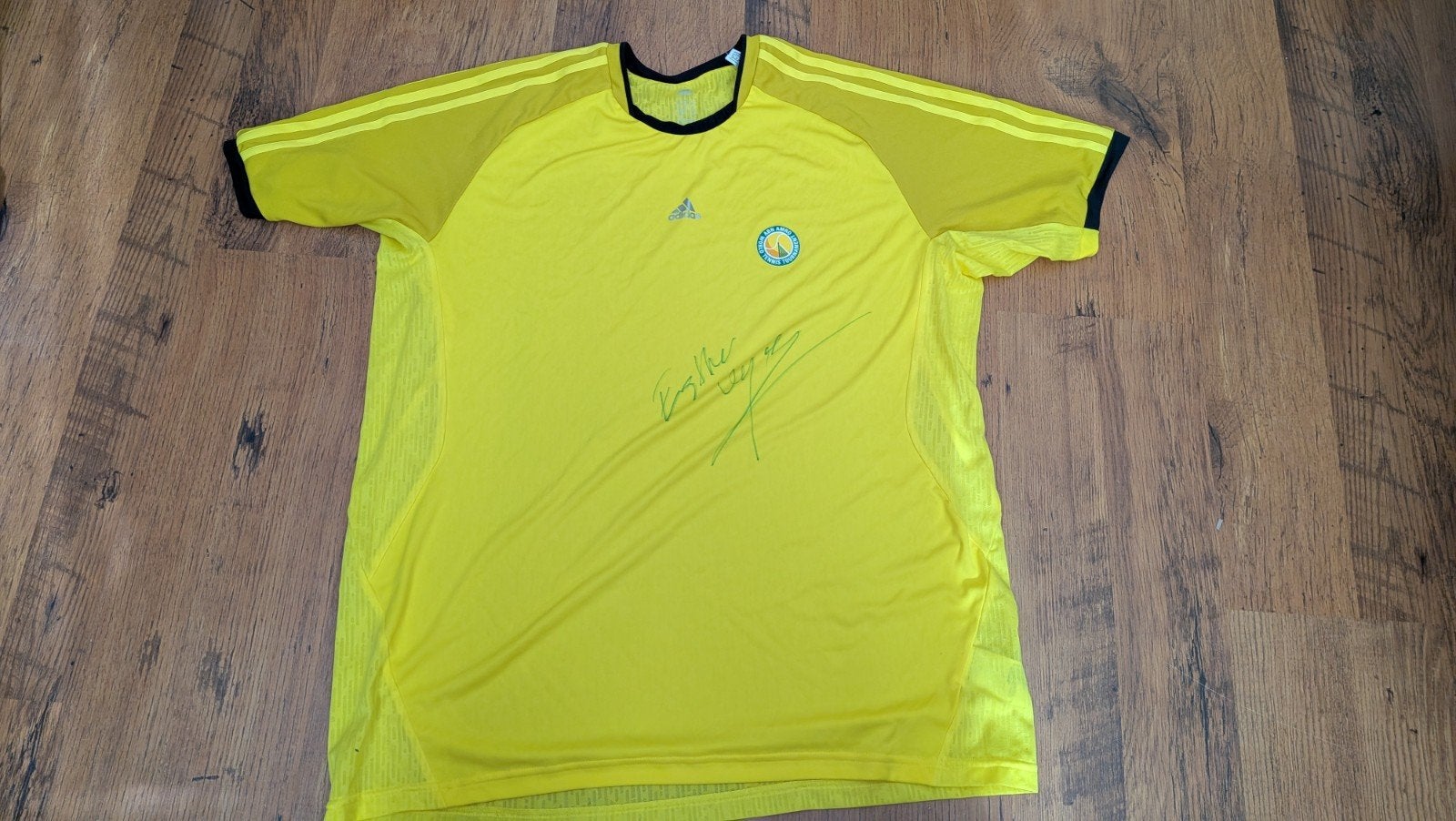 ABN AMRO Tennis Tournament shirt gesigneerd Esther Vergeer, Kleding | Heren, Ophalen, Maat 48/50 (M), Geel, Nieuw