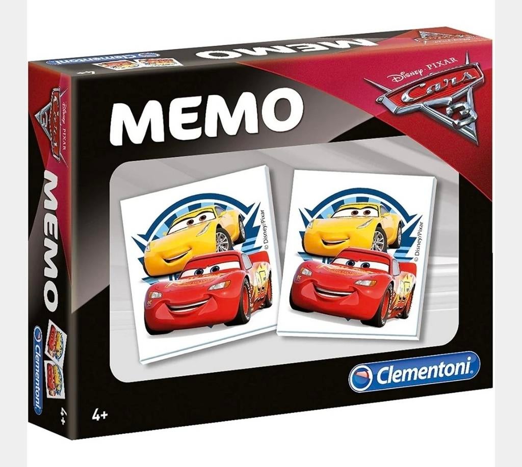 Disney Pixar Cars Memo Spel - Clementoni, Een of twee spelers, Ophalen of Verzenden, Zo goed als nieuw, Clementoni