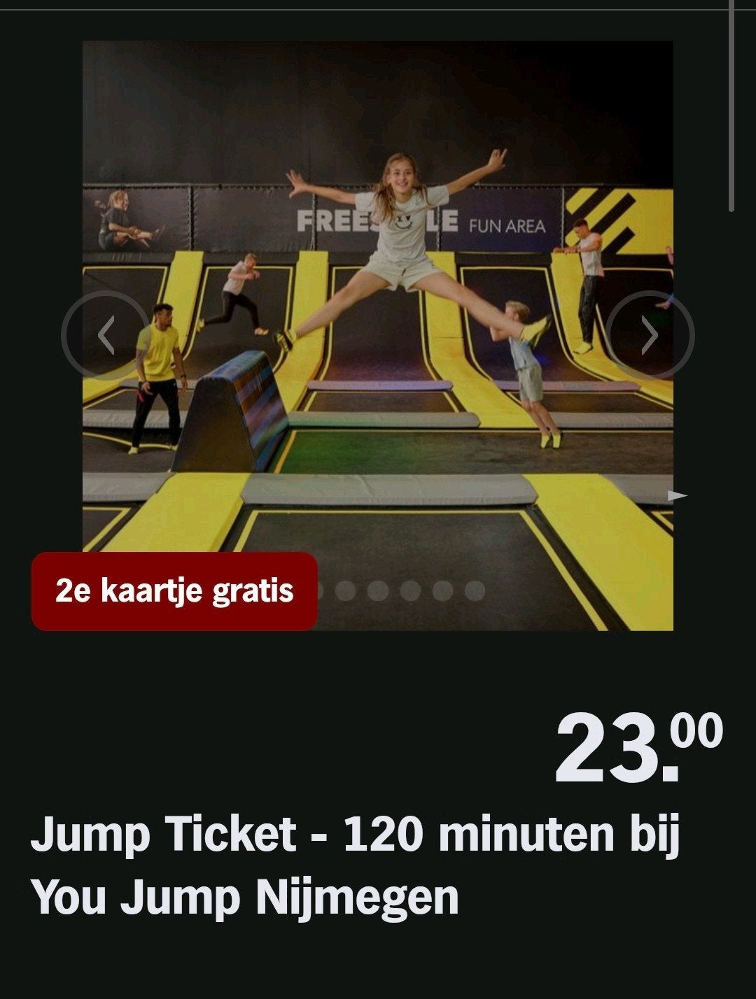 YOU JUMP NIJMEGEN ♡ 2e kaartje gratis (AH SPAARKAARTEN), Overige soorten