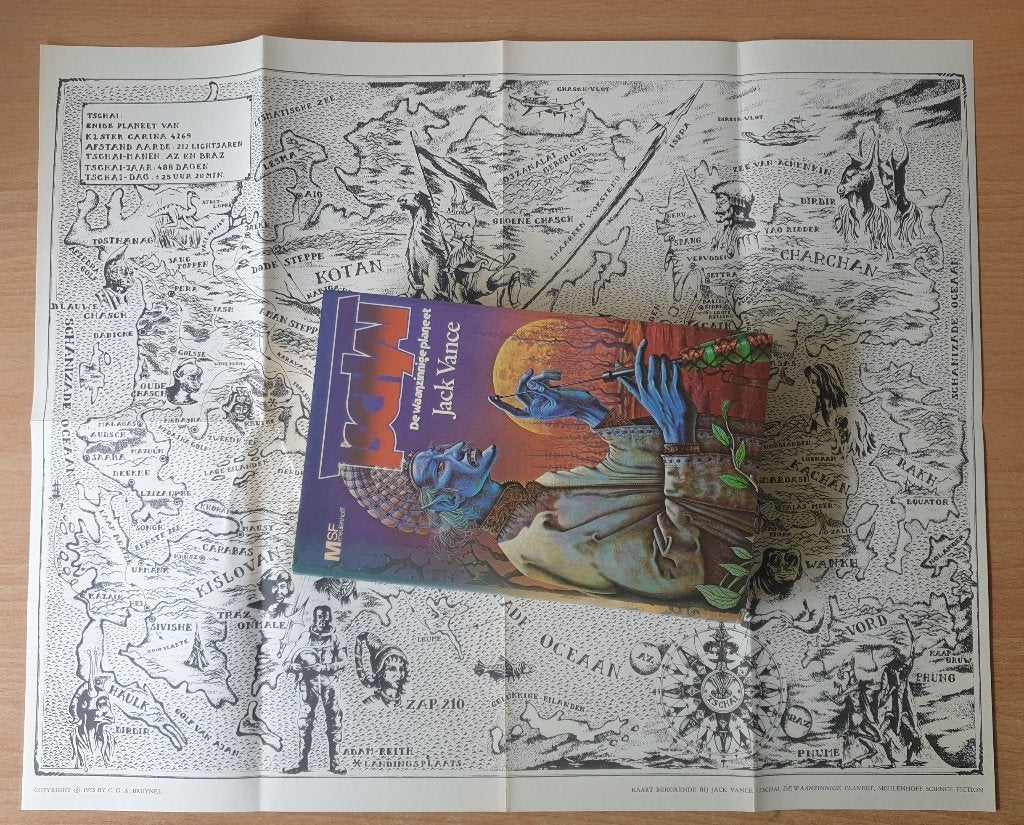 Jack Vance - Tschai, de Waanzinnige Planeet (HC + omslag), Verzenden, Gelezen, Jack Vance