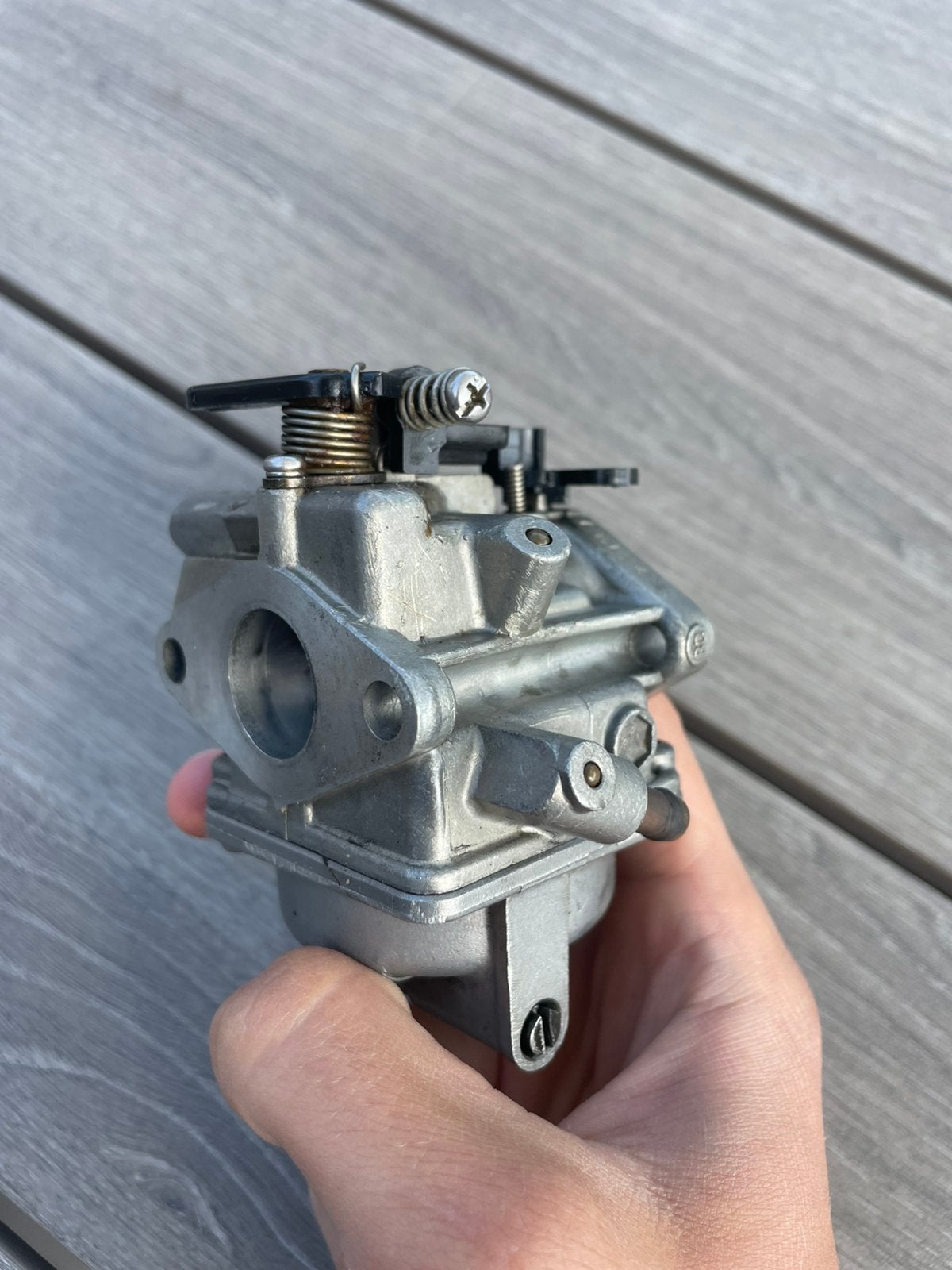 5 pk mercury carburateur origineel 4 takt - boot, Ophalen of Verzenden, Zo goed als nieuw, Motor en Techniek, Zeilboot of Motorboot
