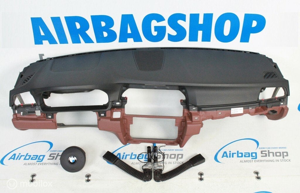 Airbag set - Dashboard M zwart bruin speaker BMW 5 serie F10, Gebruikt, Ophalen of Verzenden