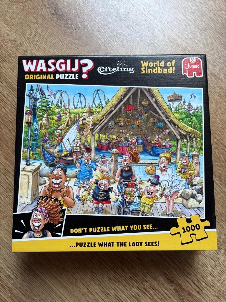 Wasgij? Original Efteling World of Sindbad 1000 stukjes, Ophalen, 500 t/m 1500 stukjes, Zo goed als nieuw, Legpuzzel