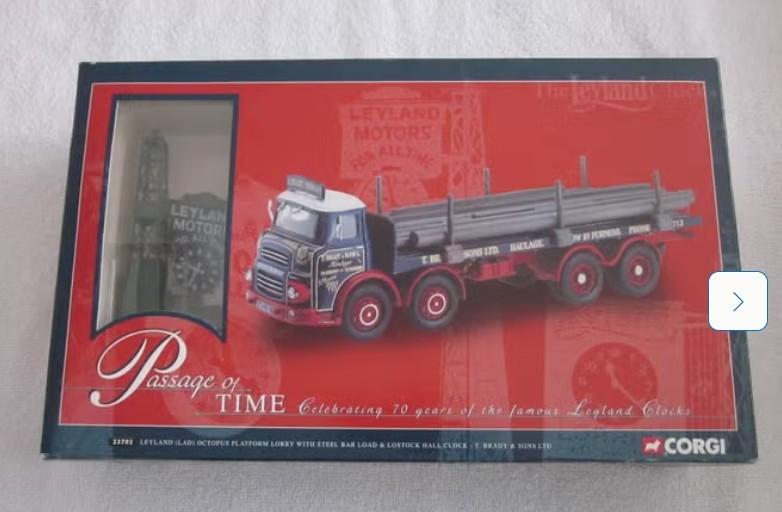 Corgi Pasage of Time Leyland Octopus Platform Lorry in doos., Hobby en Vrije tijd, Modelauto's | 1:50, Ophalen of Verzenden, Zo goed als nieuw