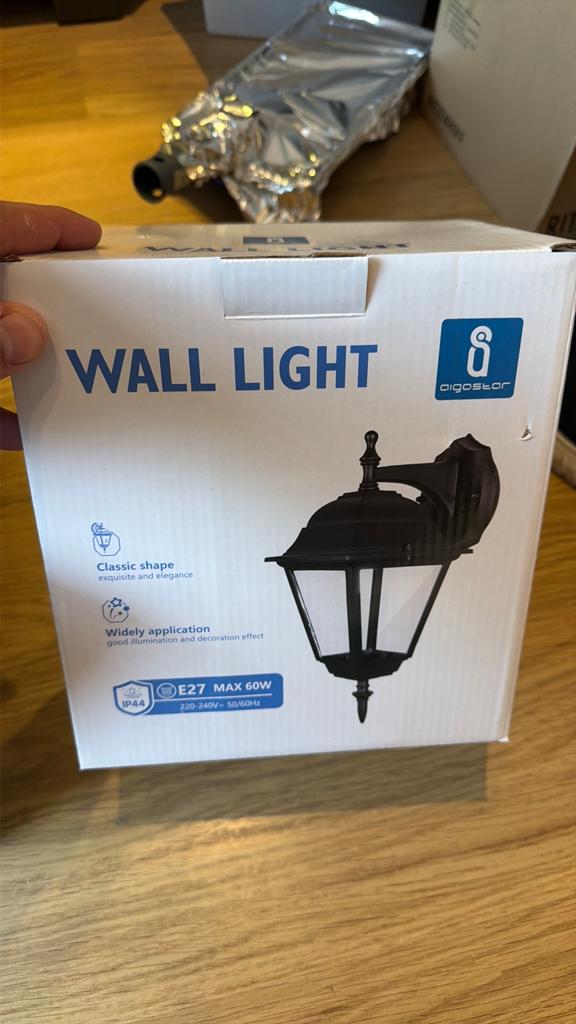 Muurverlichtings lampen 8 stuks, Ophalen, Nieuw, Glas