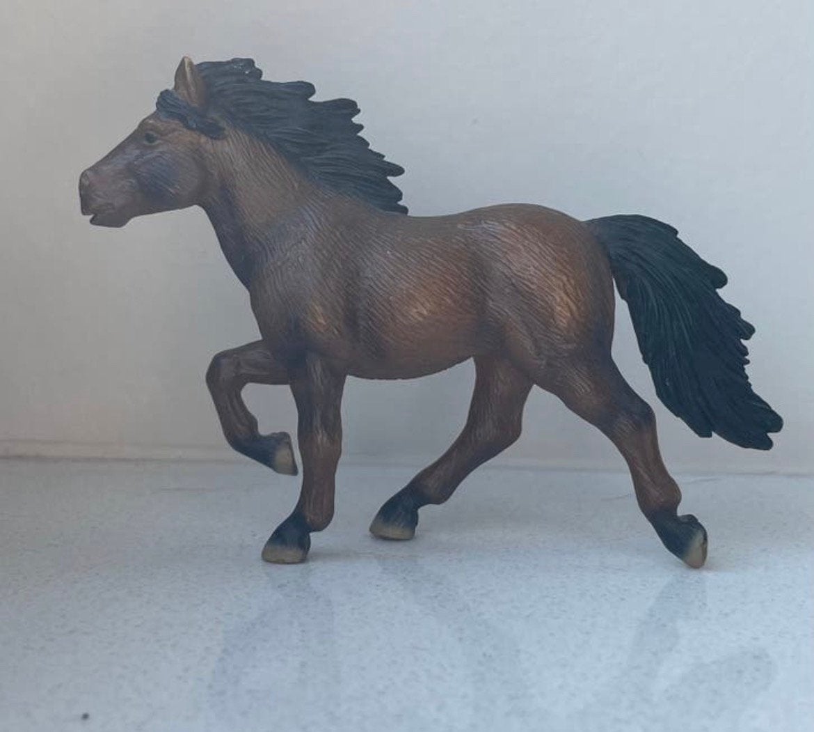 Schleich ijslander oud, Verzenden, Zo goed als nieuw, Paard, Beeldje of Figuurtje