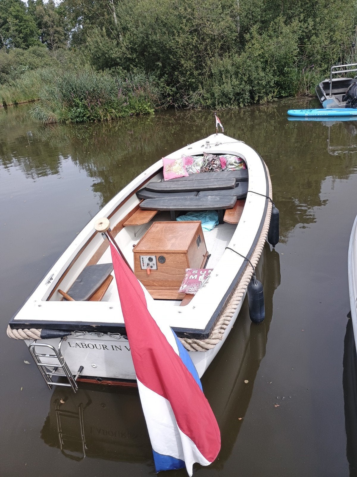 Polyester Sloep 6.5m, Gebruikt, Binnenboordmotor, Diesel, Ophalen of Verzenden