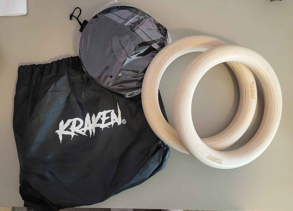 KRAKEN Houten Turn Ringen (Calisthenics & Crossfit), Verzenden, Nieuw
