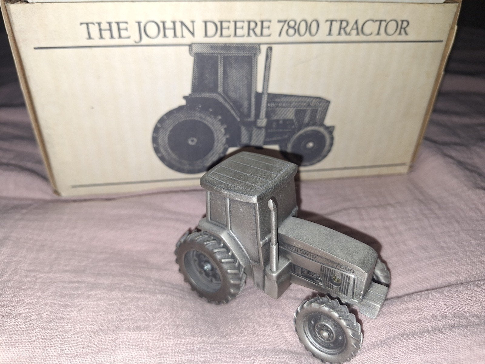 john deere 7800 pewter staal, Ophalen of Verzenden, Tractor of Landbouw, Overige merken