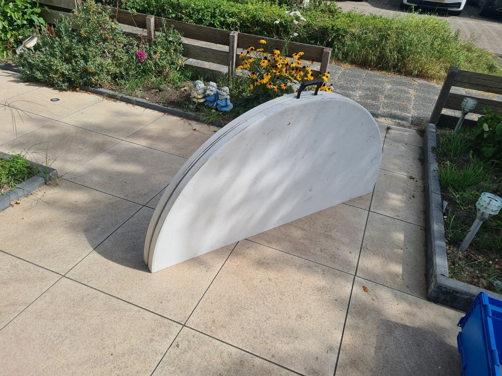 tuintafel wit kunstof, Ophalen, Gebruikt, Overige typen