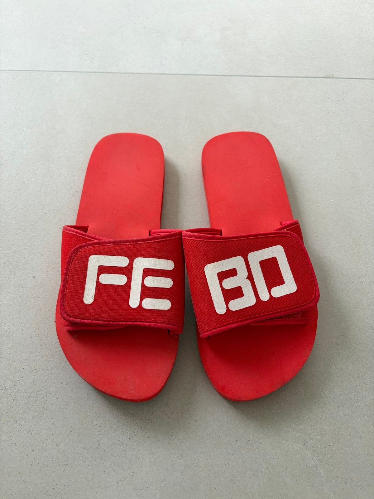 Eerste editie FEBO badslippers - Collectorsitem Z.G.A.N., Ophalen of Verzenden