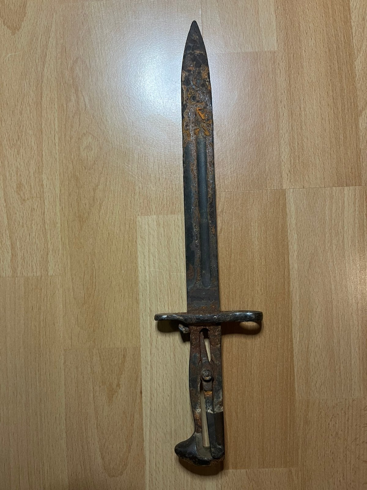 Bajonet m1 garand bodemvondst bovo US ardennen wo2 ww2, Ophalen of Verzenden, Amerika, Mes of Dolk