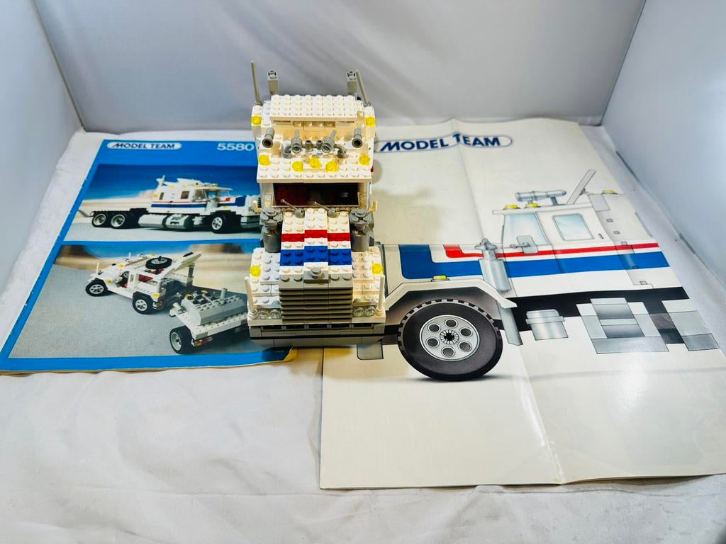 Lego 5580 Highway Rig, Ophalen of Verzenden, Gebruikt, Complete set, Lego