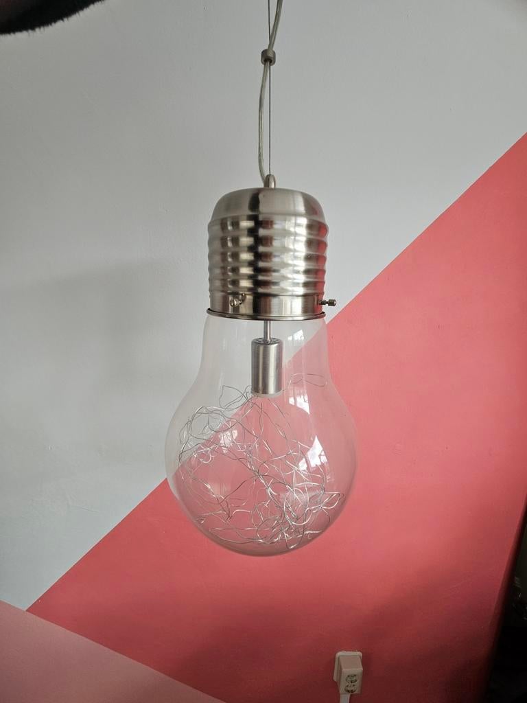 Wofi Hanglamp Futura E27 - Zo goed als nieuw, Ophalen of Verzenden, Zo goed als nieuw, Glas, Modern