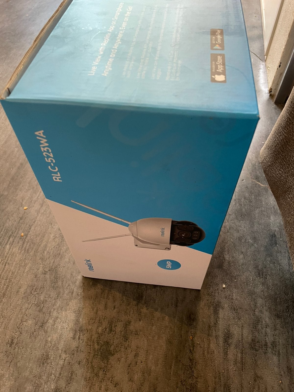 Reolink RLC-523WA 5MP PTZ WiFi camera met spotlight, Minder dan 8x, Ophalen, Overige merken, Nieuw