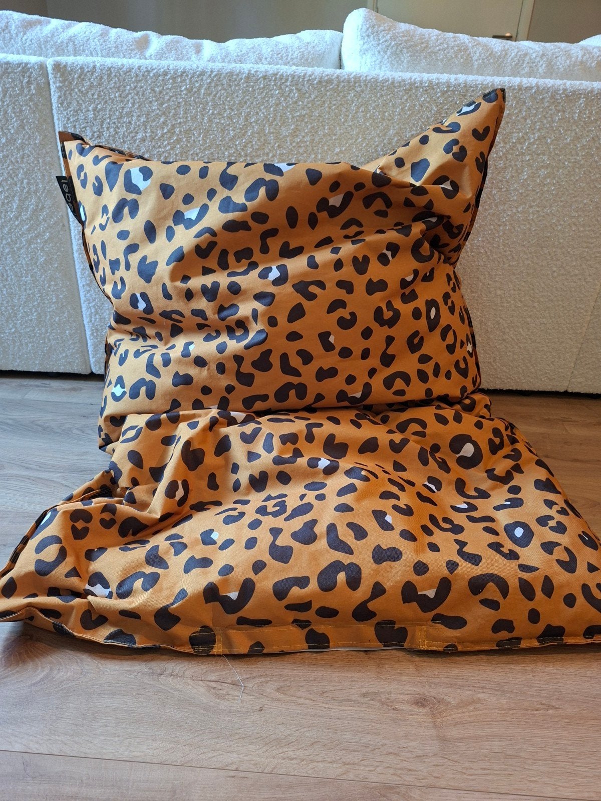 Zitzak met luipaardprint - Zo goed als nieuw, Ophalen, Zo goed als nieuw