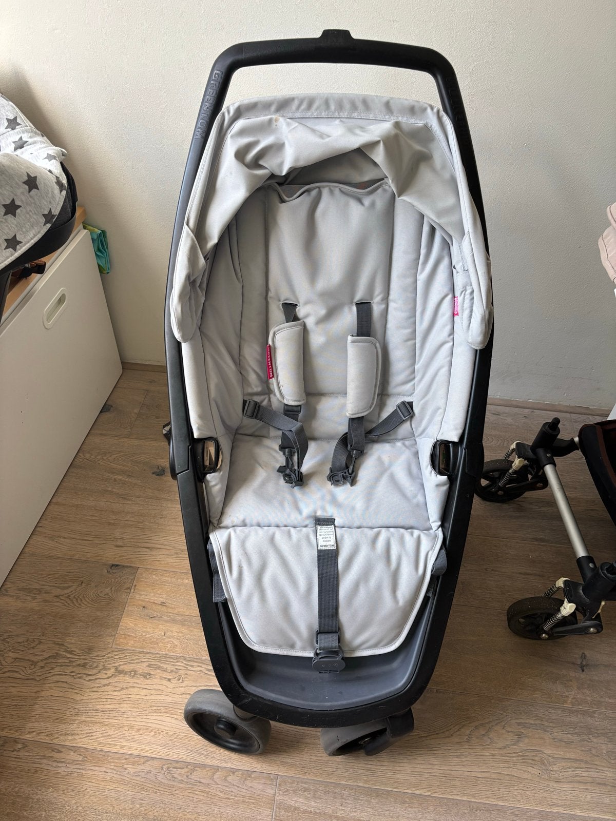 Greentom (reis)buggy met extra groene hoes, Kinderen en Baby's, Ophalen, Gebruikt, Kinderwagen, Overige merken