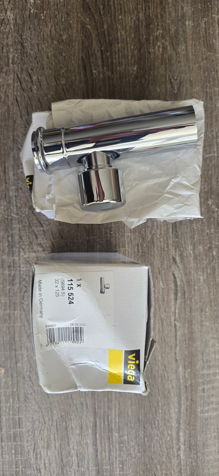 Viega 115524 verlengpijp met beluchter, Ophalen of Verzenden, Nieuw