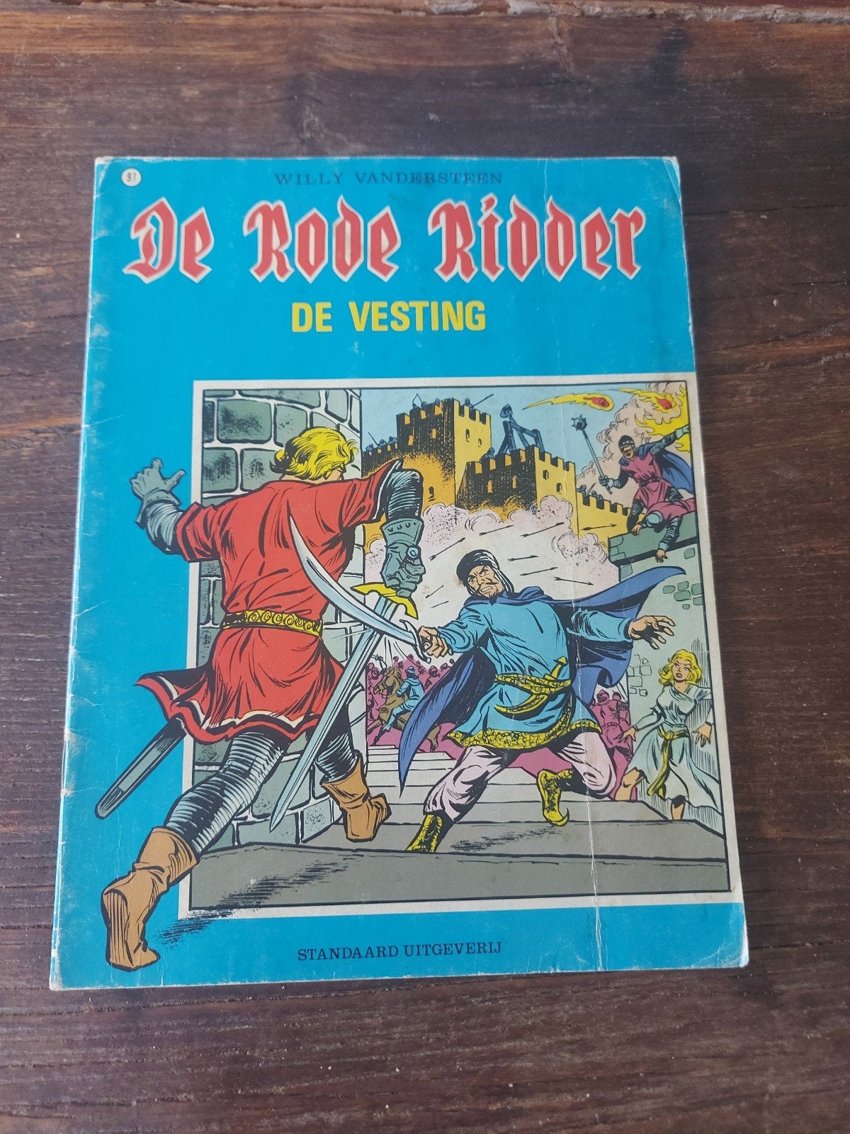 de Rodde Ridder "de Vesting" 1981 nummer 97, Gelezen, Willy Vandersteen, Eén stripboek, Ophalen of Verzenden