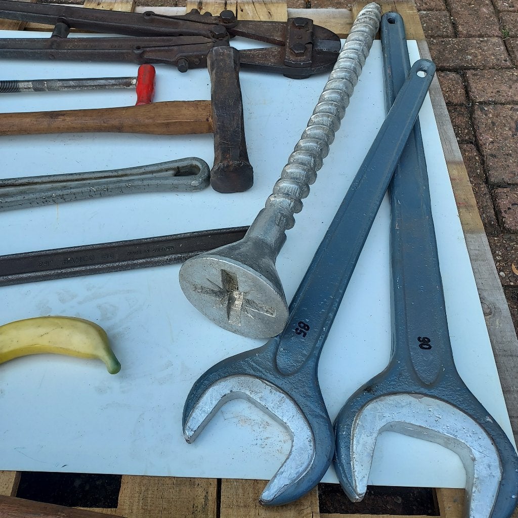 Reuzen gereedschap XXL-tools, Ophalen of Verzenden, Zo goed als nieuw