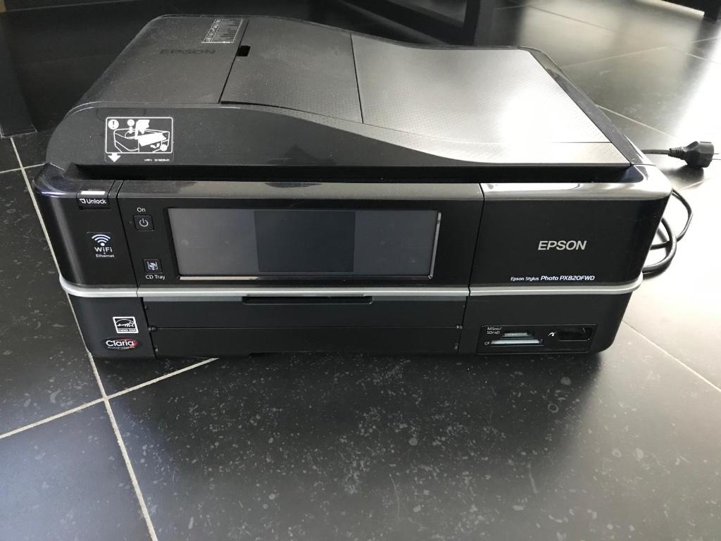 Printer, Computers en Software, Printers, Gebruikt, All-in-one, Inkjetprinter, Faxen, Kleur printen, Kopieren, Scannen, Zwart-en-wit printen