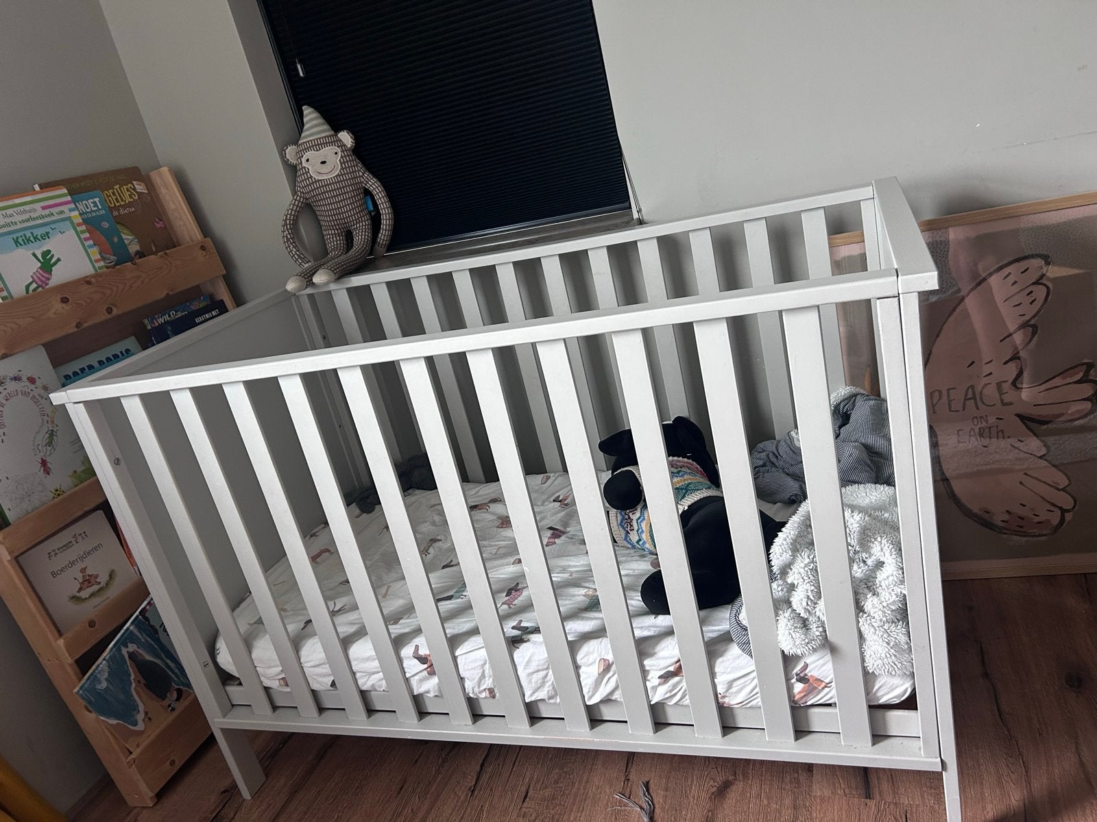 Ledikantje in prima staat, Kinderen en Baby's, Babywiegjes en Ledikanten, Ophalen, Gebruikt, Ledikant