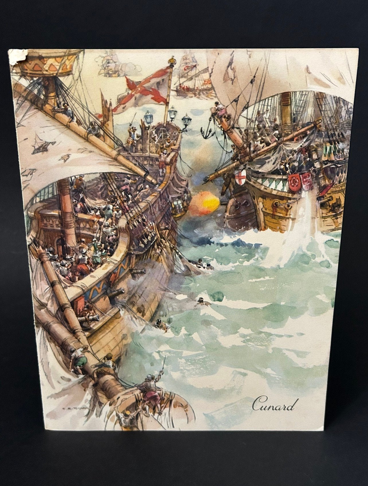 Menukaart RMS Queen Mary, 1953, Verzamelen, Ophalen of Verzenden