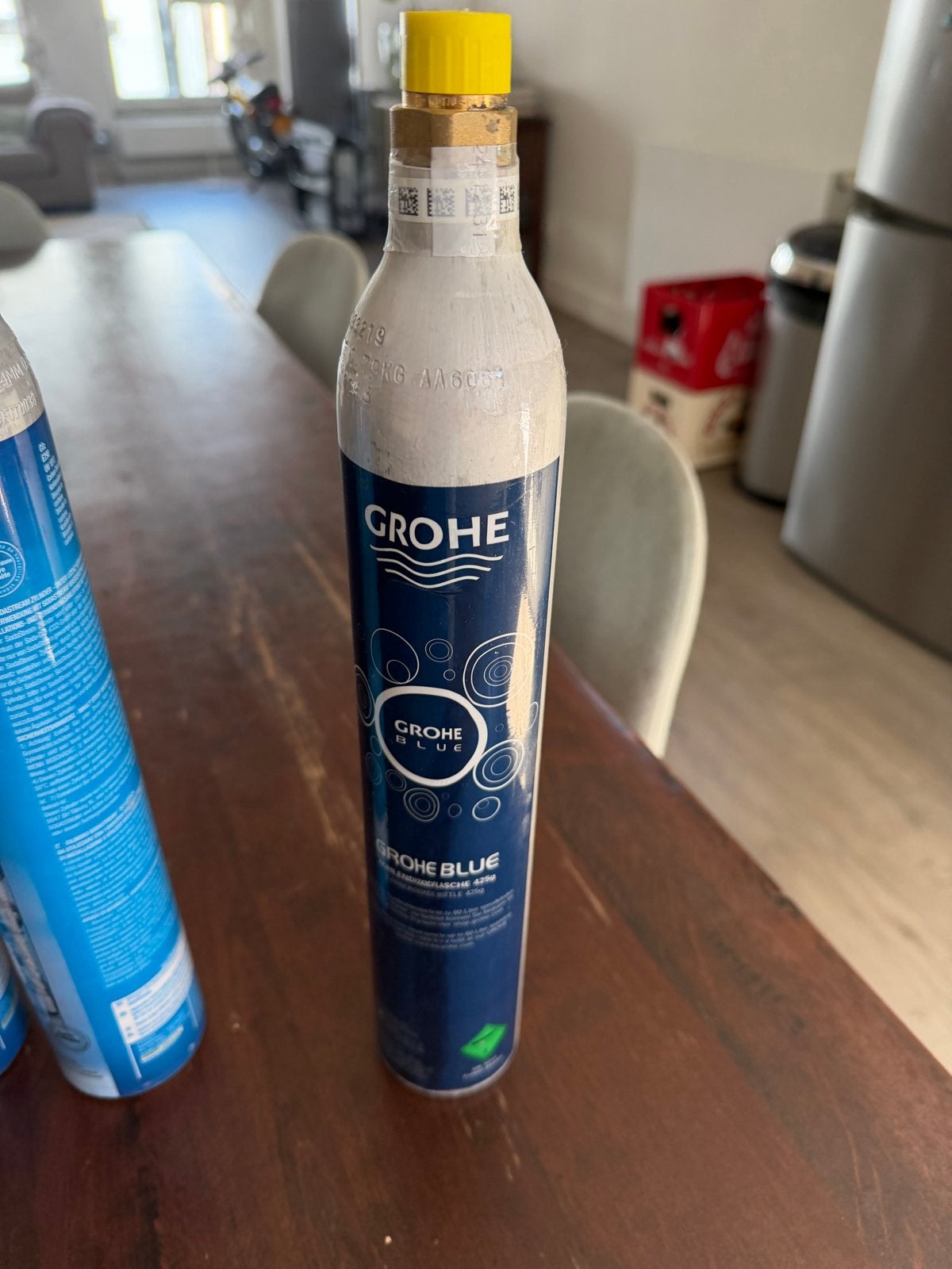 6 Sodastream patronen blauw (5 vol), Witgoed en Apparatuur, Bruiswatermachines, Ophalen, Nieuw