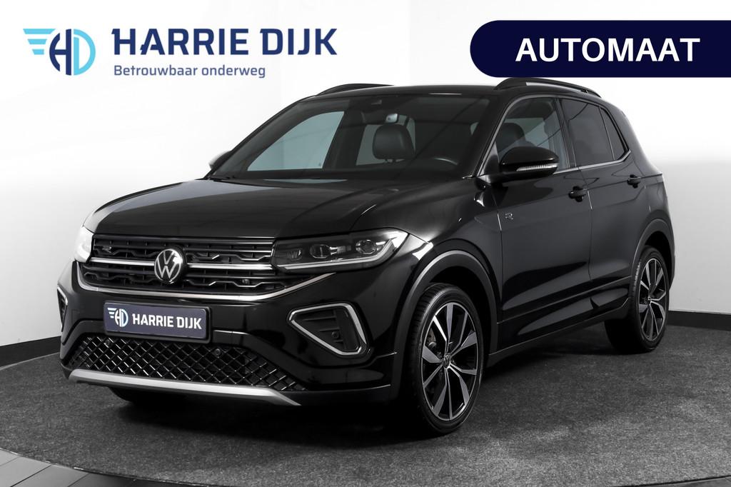 Volkswagen T-Cross 1.0 TSI 115 PK R-Line - Automaat | Dig. C, 12 maanden, Gebruikt, 116 pk, Zwart