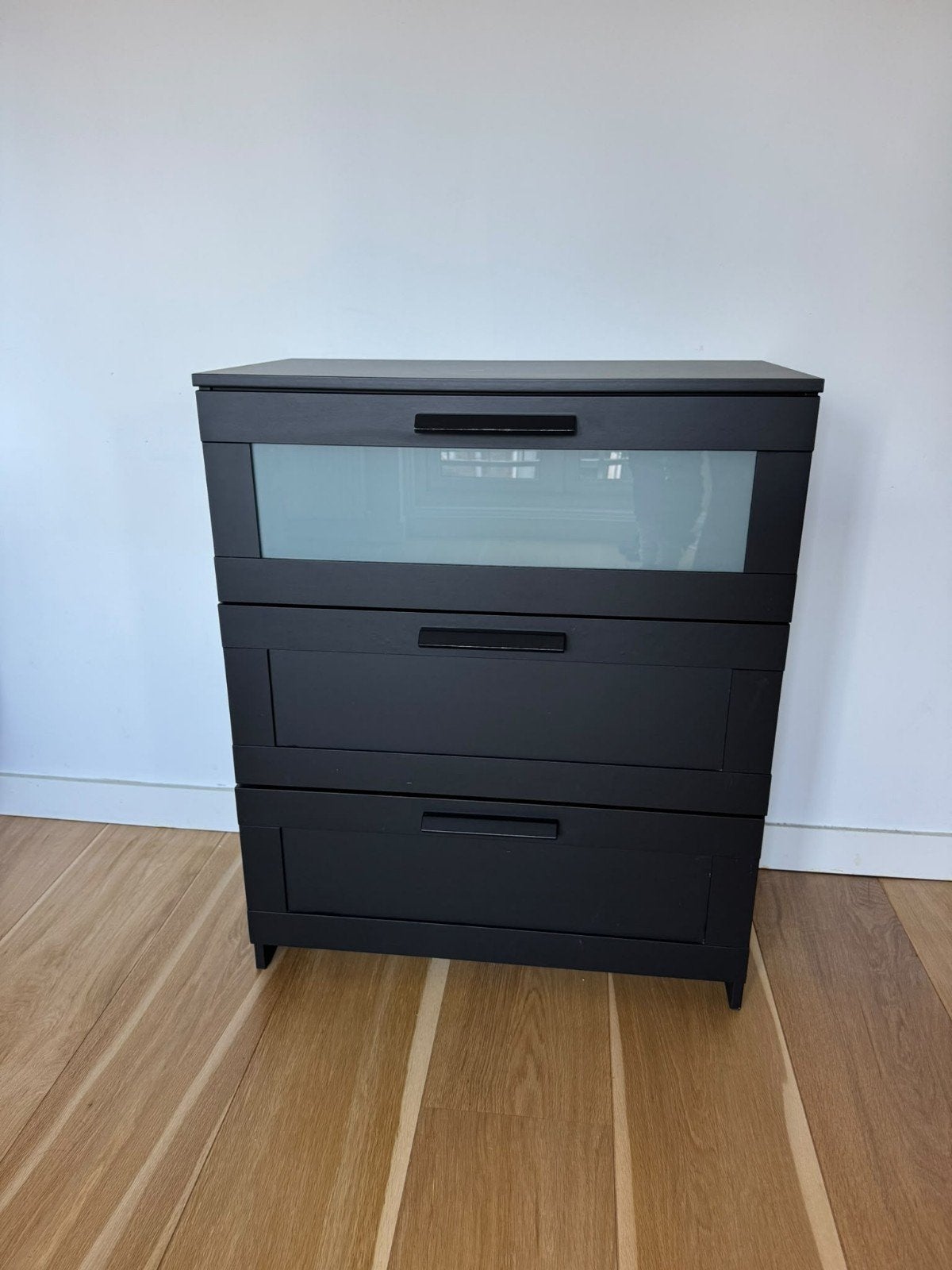 IKEA Brimnes kast met 3 lades - zwart, 3 of 4 laden, Ophalen, Gebruikt
