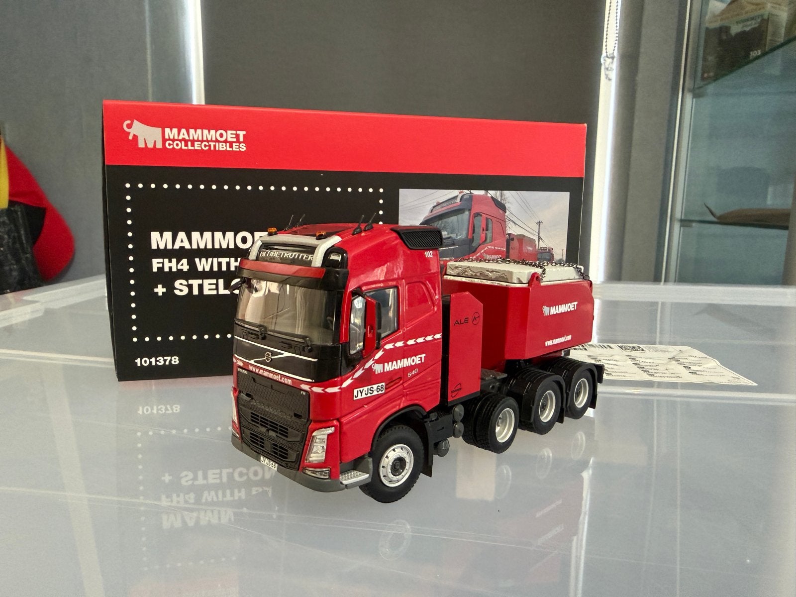 WSI Mammoet Volvo FH4 met ballastbak + stelconplaten, Ophalen of Verzenden, Zo goed als nieuw, Overige merken