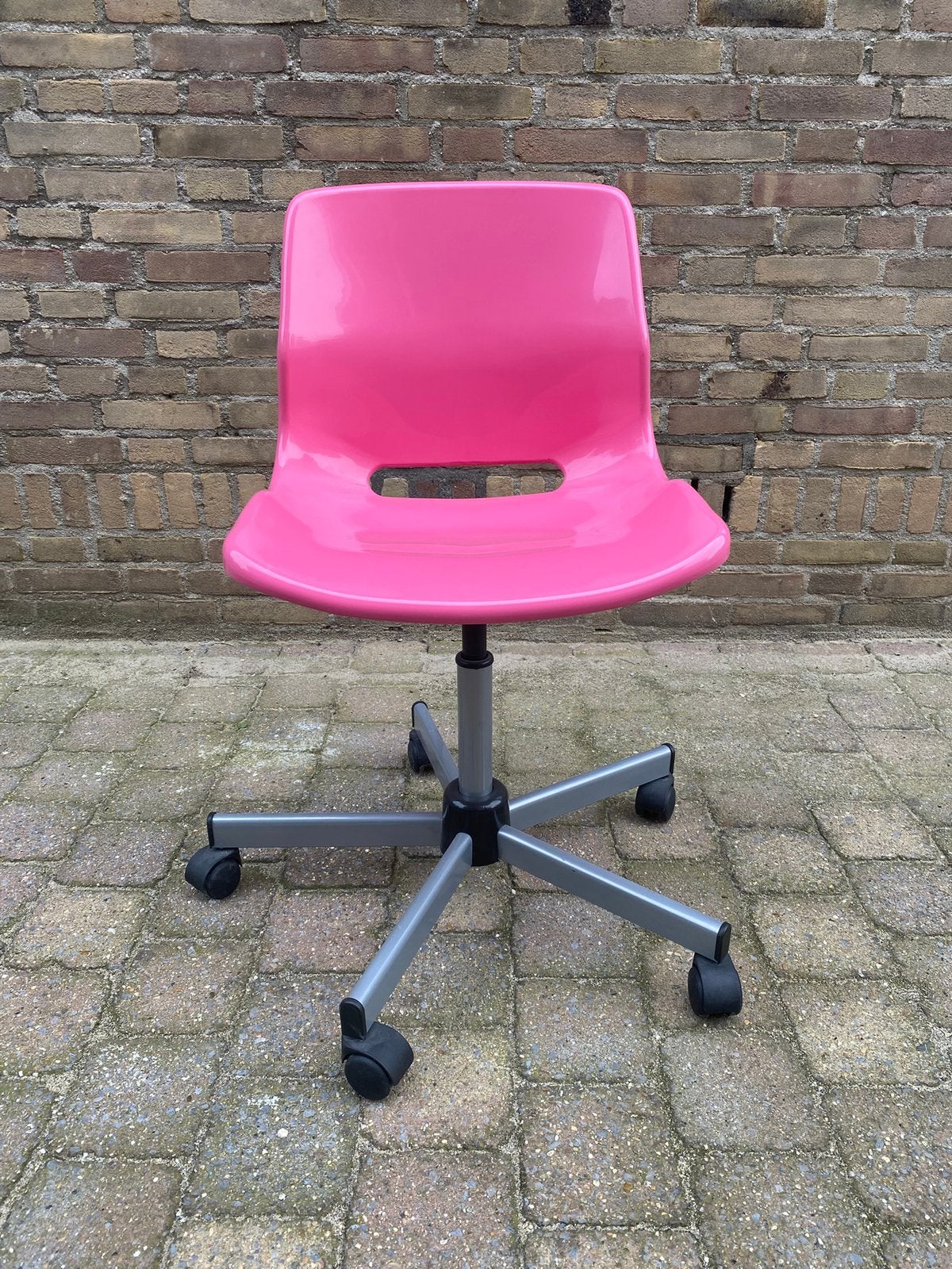 Bureaustoel te koop, Ophalen, Zo goed als nieuw, Roze, Bureaustoel
