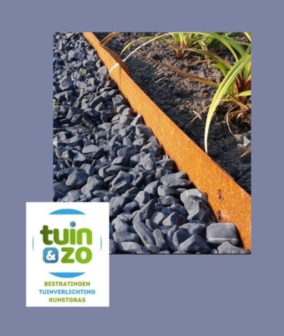Cortenstaal Kantopsluiting 100x17,5cm - Tuin & Zo, Ophalen, Overige materialen, 100 tot 200 cm, Nieuw