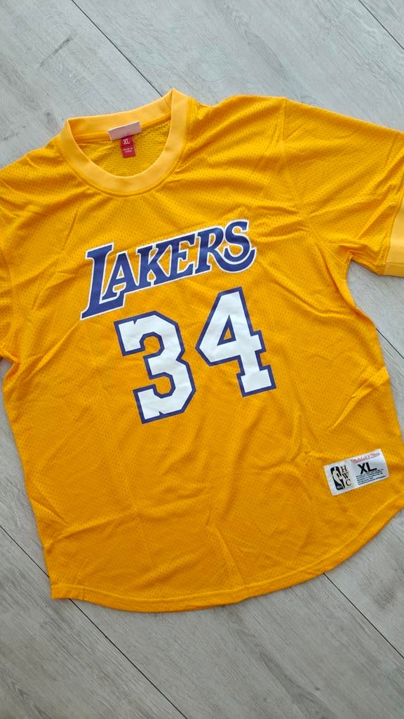 Shaquille O’Neal #34 Los Angeles Lakers NBA shooting jersey, Ophalen of Verzenden, Zo goed als nieuw