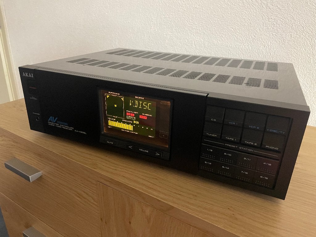 Akai AA-V305L versterker vintage, Gebruikt, 60 tot 120 watt, Stereo, Ophalen