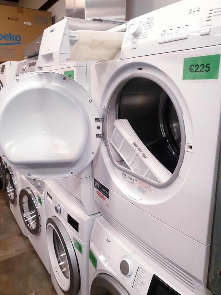 Condens droger AEG 7kg️️✅ ️ Lavatherm INC GARANTIE, Ophalen, 6 tot 8 kg, Anti-kreukfase, Refurbished