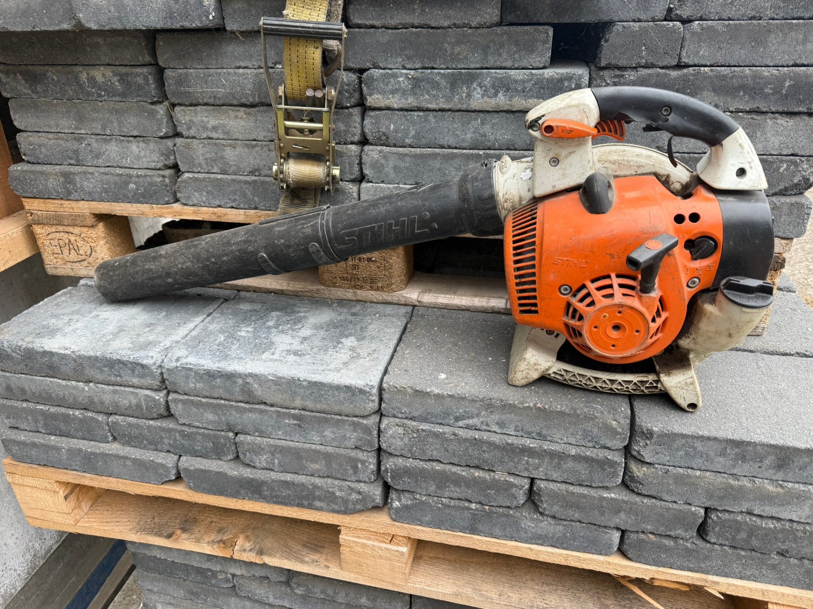 Stihl BG86 bladblazer, Ophalen of Verzenden, Gebruikt, Benzine