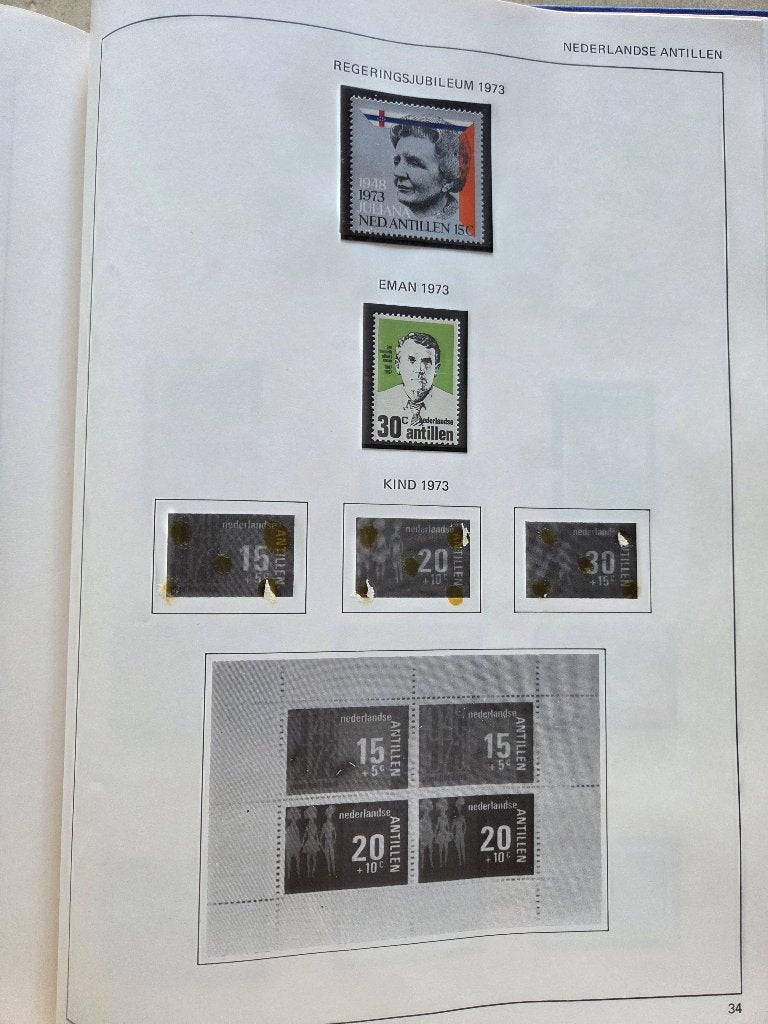 Holland Album met Suriname, Antillen en beetje Nederland (3), Verzenden, Nederland en Buitenland