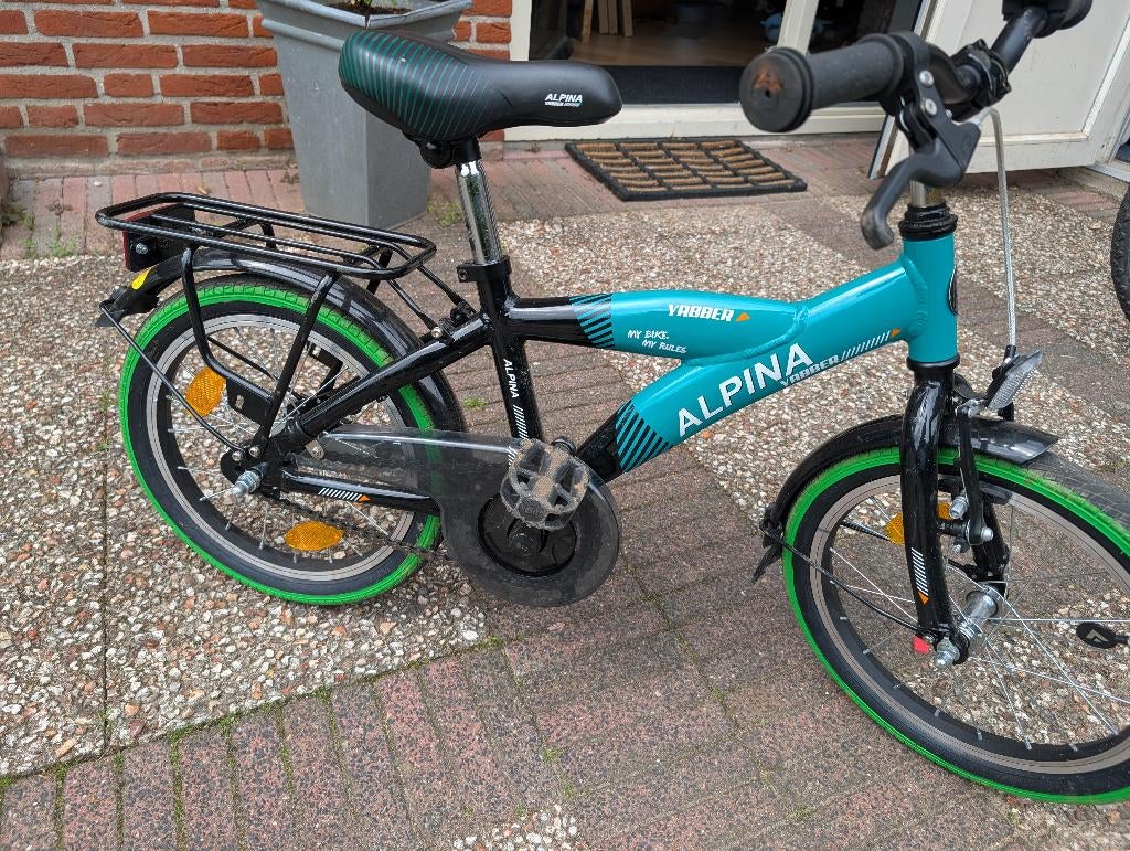 Alpina Yabber kinderfiets, Fietsen en Brommers, Fietsen | Kinderfietsjes, Ophalen, Terugtraprem, Zijwieltjes, 16 tot 20 inch