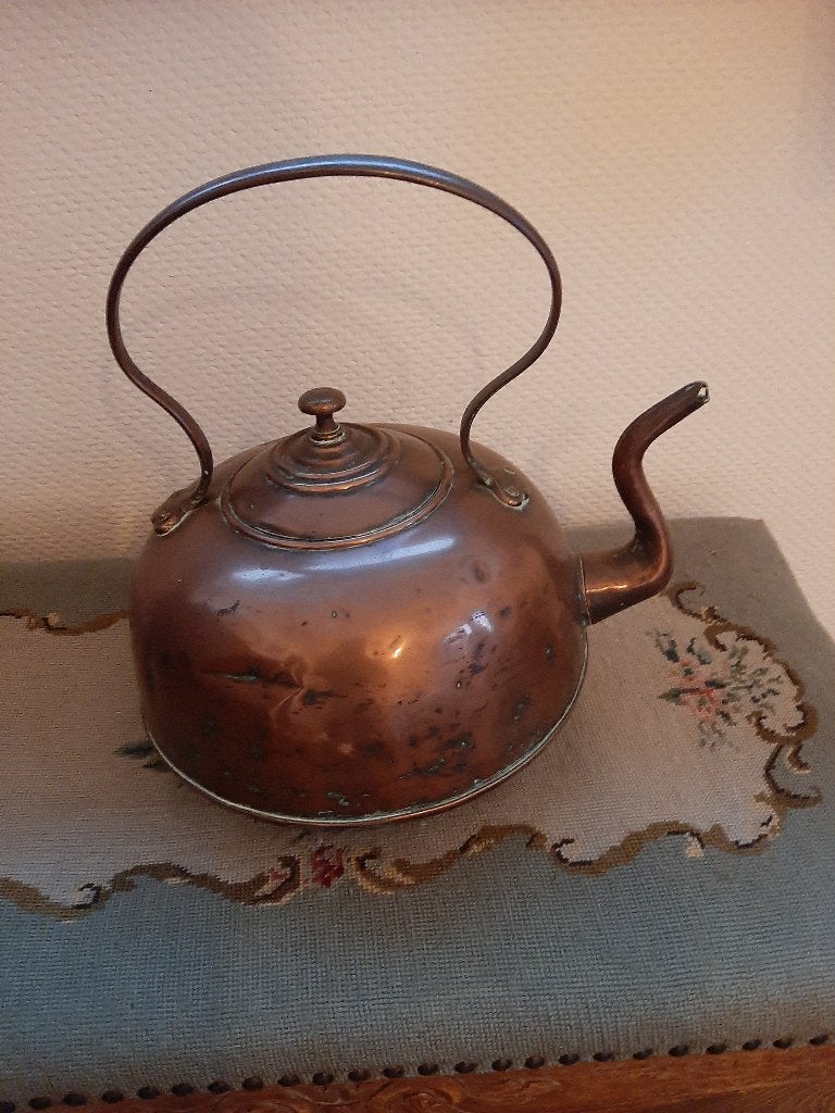 Antieke Koperen Waterketel / Samowar, Antiek en Kunst, Ophalen of Verzenden, Koper