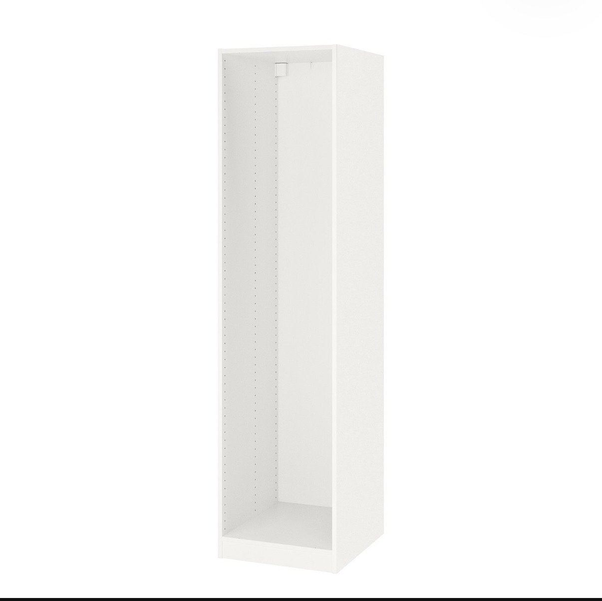IKEA PAX Basiselement kledingkast wit 50x58x201 cm, Ophalen, Minder dan 50 cm, 200 cm of meer, Zo goed als nieuw