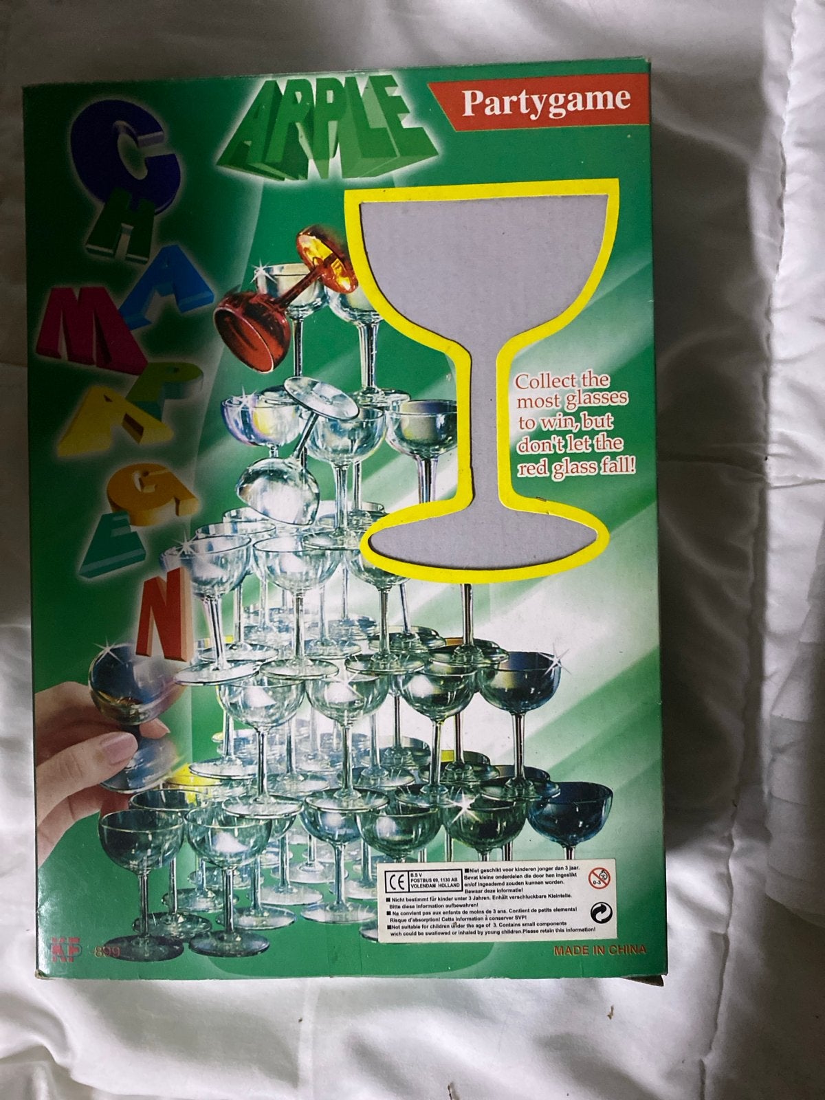 Chamaeleon Partygame: Stapel de glazen!, Drie of vier spelers, Ophalen of Verzenden, Zo goed als nieuw