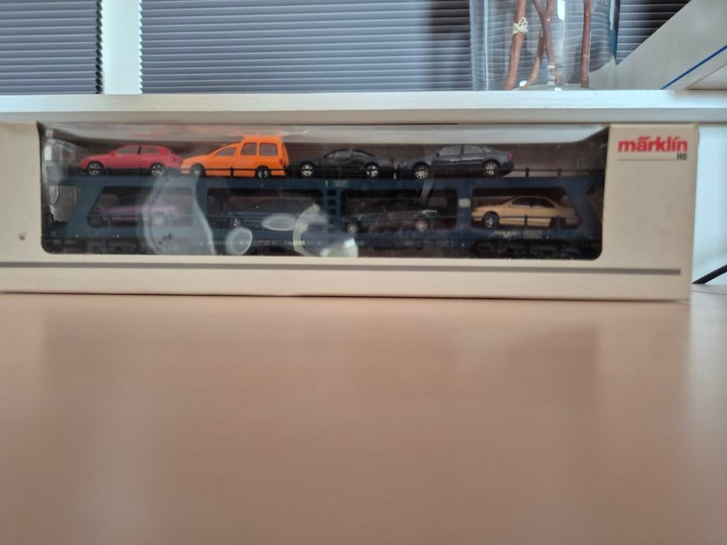 Märklin H0 4234 autotransportwagon in ovp, Hobby en Vrije tijd, Modeltreinen | H0, Wisselstroom, Wagon, Ophalen of Verzenden, Zo goed als nieuw