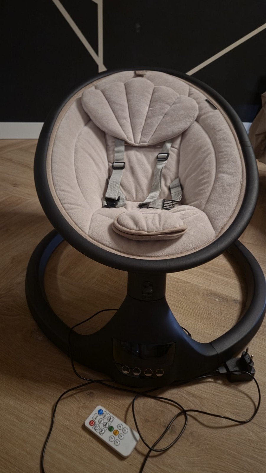 X Adventure Elektrische Wipstoel Rocco Velvet Nougat, Kinderen en Baby's, Wipstoeltjes, Ophalen of Verzenden, Zo goed als nieuw
