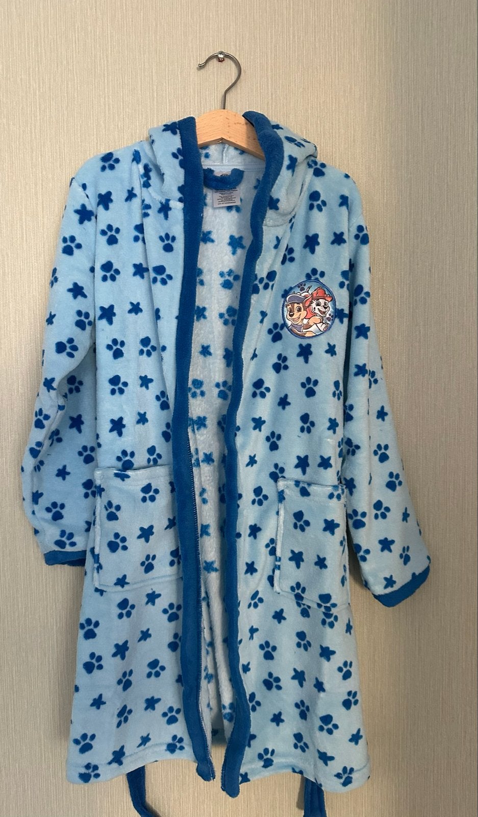 Nieuwe Paw Patrol Badjas Blauw Maat 122/128 met Centuur, Ophalen of Verzenden, Nieuw, Jongen of Meisje, Overige typen