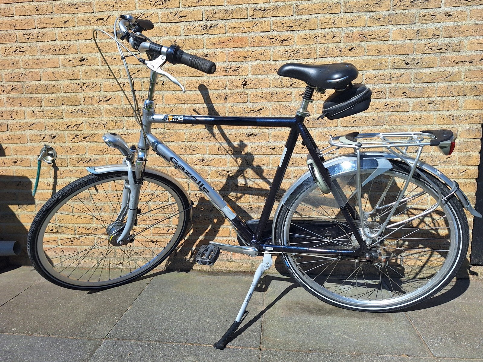 NETTE HERENFIETS, Versnellingen, Zo goed als nieuw, 61 tot 65 cm, Trommelrem