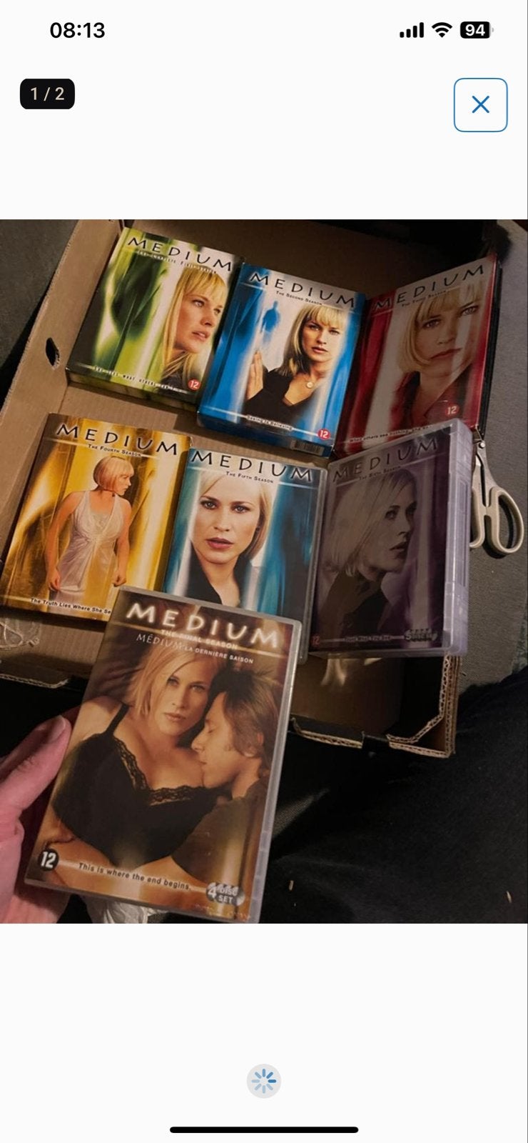 Medium DVD Boxset Seizoenen 1-7 (Nederlands ondertiteld), Cd's en Dvd's, Engels, Misdaad, Nederlands, Ophalen of Verzenden