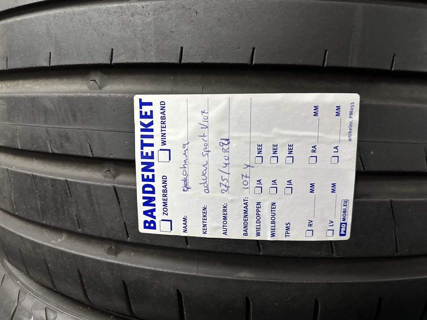 275-40-21 & 315-35-21 Yokohama A-Merk Zomerbanden BMW Coderi, Auto-onderdelen, Gebruikt, -, -, Banden en Velgen